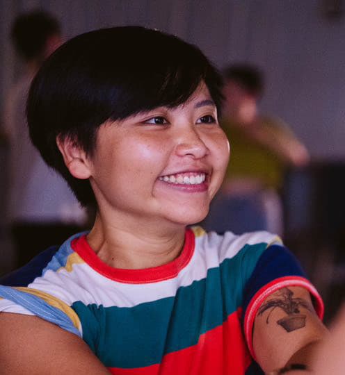 Yiting smiling