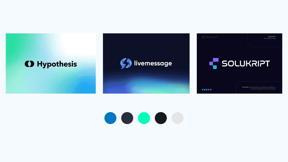 Competitor brand identity references